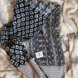 BLCK GREY J.JILL SCARF